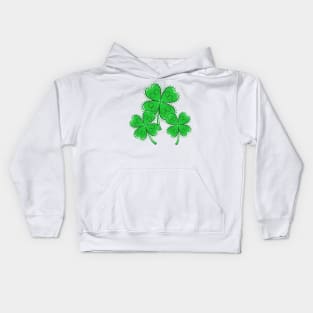 Cute Shamrock Kids Hoodie